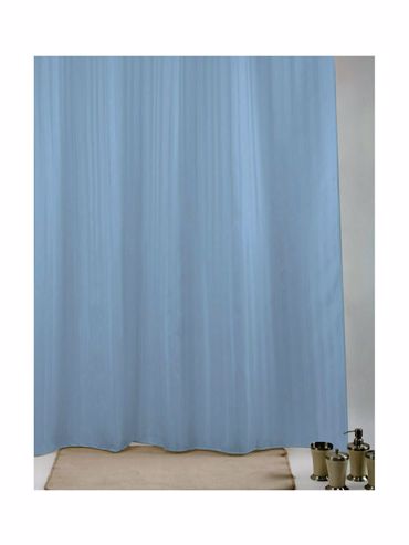 Import Hellas Κουρτίνα Μπάνιου Υφασμάτινη Rigone Μπλε 180x200cm